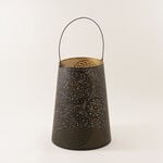 Homez Zahra Collection Lantern, Black & Gold, 30.5*30.5*40.5 Cm image number 0