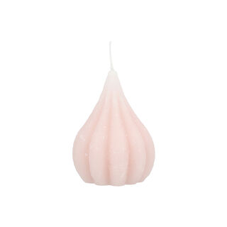 Pear Shape Candle Rustic Pink 7.5*10 cm