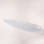 La Mesa oval glass plate large 50.5*16*3.3 cm image number 0