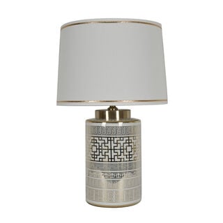 Table Lamp Gold Pattern