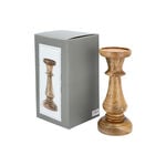 Tapper Candle Holder Wood 11.3*25.6 cm image number 3