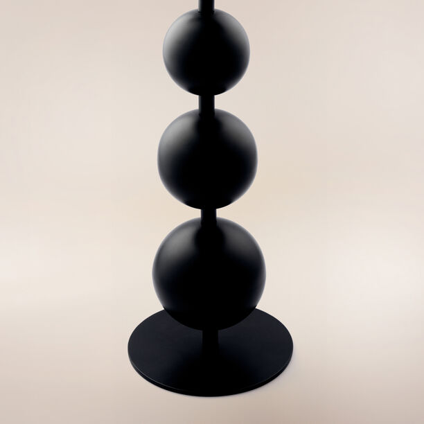 هومز ديكور رمضان معدني بتصميم هلال، أسود 17.5*17*46سم image number 1