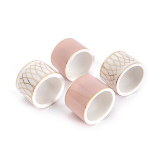 La Mesa Parrot Napkin Ring 4 Pieces Set