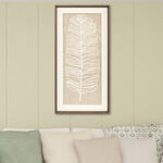 Homez linen art painting in a glass frame 40*80*3.8 cm image number 0