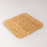 Bamboo Plate Set 4 Pieces With Base Tray image number 4