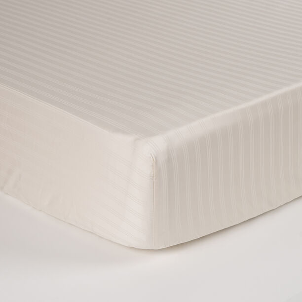Ambra Cotton Satin 400Tc Fitted Sheet Super King, Flannel 200*200+35Cm image number 0