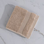 Boutique Blanche Beige Cotton Face Towel 30*30 cm image number 0