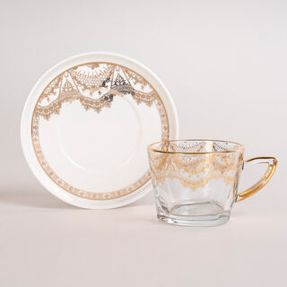 La Mesa Glass Tea Sup Set 6 Pieces