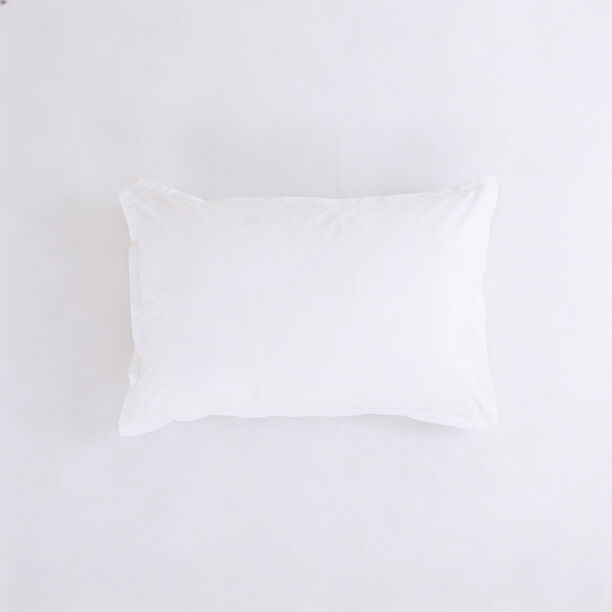 Boutique Blanche Pillow Cover Set 100% Cotton 200Tc Percale King White 90*50 Cm image number 4