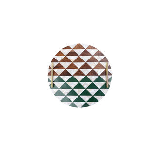 Round Tray Mother Of Pearl