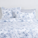 Cottage icy floral 6pc comforter king blue 220*240 cm image number 1