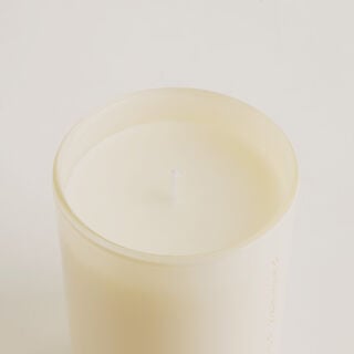 Homez tuscan leather scented candle in jar 198g