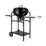 18" Trolley Kettle Grill In Black image number 2
