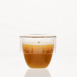 Dallaty white glass Saudi coffee cups set 6 pcs image number 2