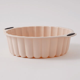 Alberto slilicone 8" flower baking mold 22.5*19.5*6.2cm, beige