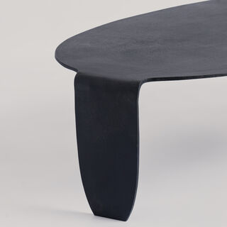 Homez Metal Coffee Table, Black 125*66*35 Cm