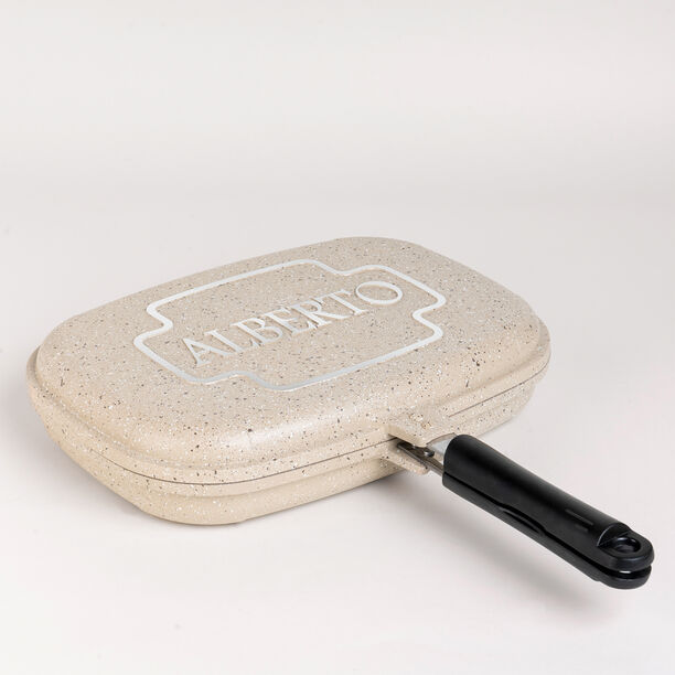 Alberto 36Cm Double Fry Pan Cream Granite image number 1