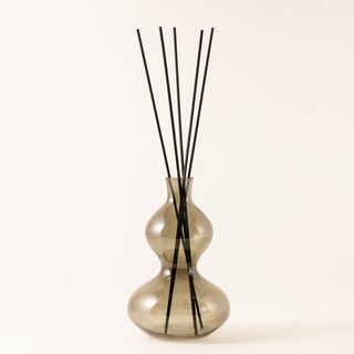 Homez Glass Fragrance Diffuser 500Ml With Sticks Coconut Teak Scent 1000Ml