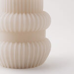 homez forming candle 7*9cm soy wax, creamy image number 2