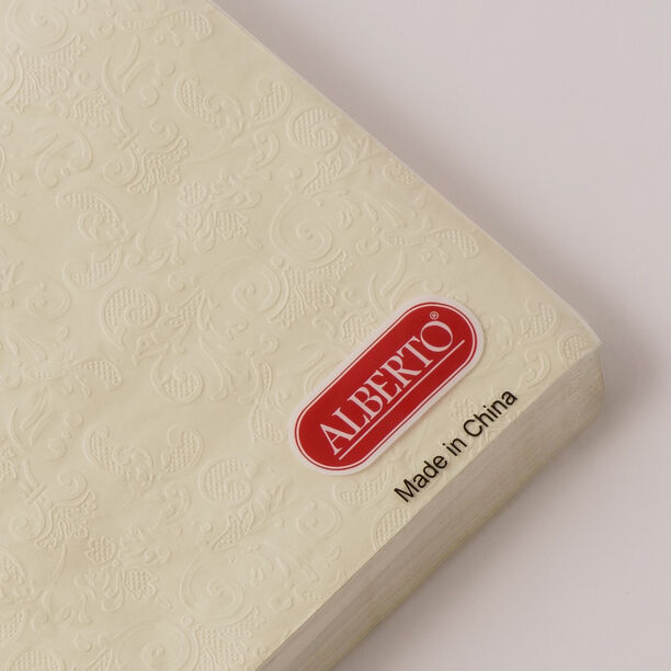 البرتو مناديل ورقية عبوة 30 قطعة، بيج 33*33سم image number 1