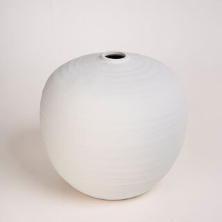 Homez off white ceramic vase 33*33*31.5 cm