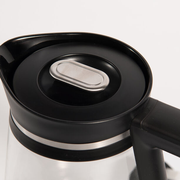 Alberto glass kettle ,360 degree rotation,1.7l,1850 2200w,steel design image number 1