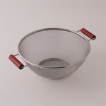 البرتو مصفاة ستانلس ستيل بمقابض خشب 54*43*27.5سم، فضي image number 0