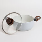 Alberto 7 Pcs non stick cookware set with glass lid image number 3