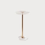 Homez Serena Side Table, Gold 30*30*60Cm image number 0