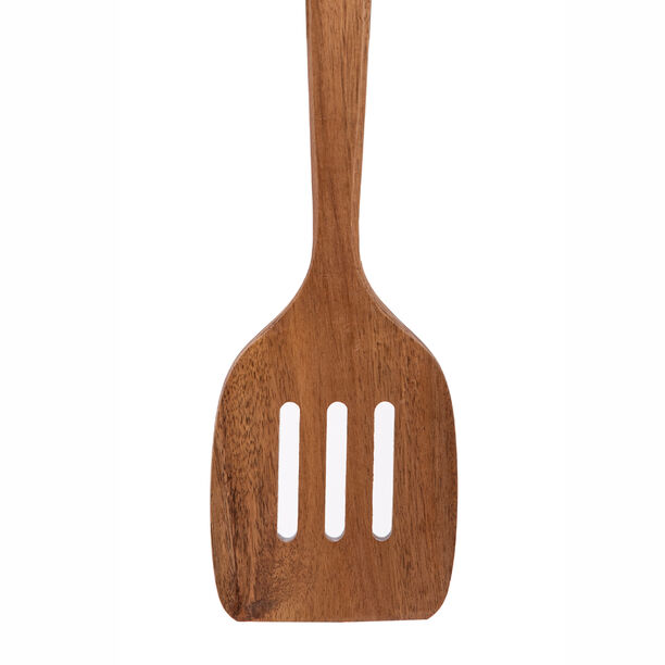 Alberto Acacia Wood Slotted Turner L:36Cm image number 2