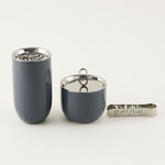 هومز حامل شموع خشبي مع زجاج image number 1