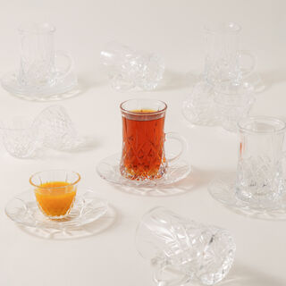 Dallaty glass tea and coffee set