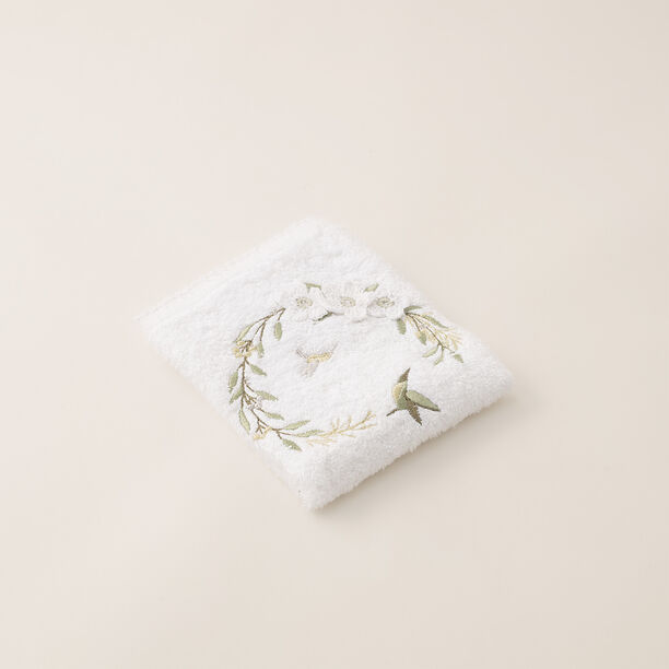 3 Pcs 100% Cotton Terry Face Towel 30*30 cm Set image number 1