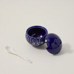Dallaty blue glass and porcelain Tea and coffee cups set 21 pcs image number 4