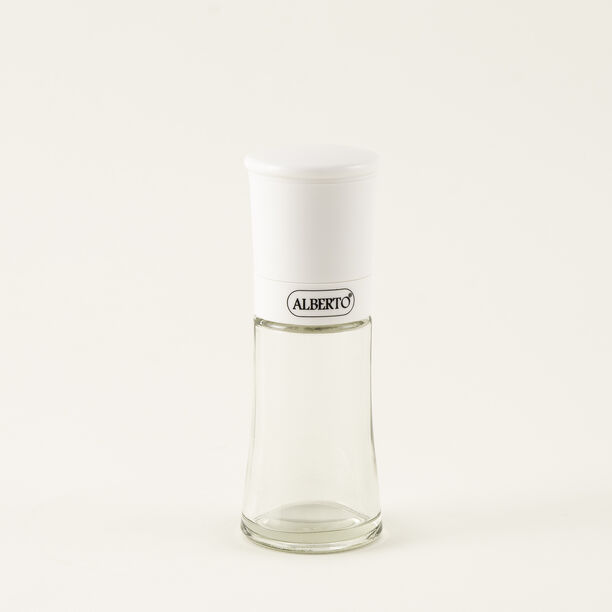 البرتو مطحنة ملح وفلفل زجاجية، شفاف، 5.9*5.9*13.5 سم image number 0