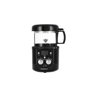 Alberto black plastic coffee roaster 1400W, 100g