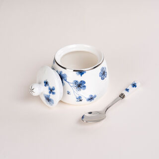 La Mesa Porcelain Tea And Coffee Set 21 Pieces Blue