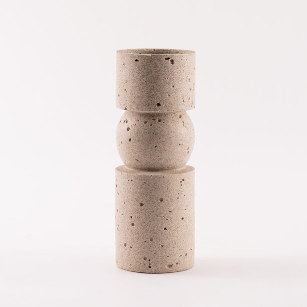 Huda Vase 9.4x9.4x25.2cm Dark Grey image number 0