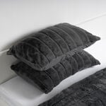 Cottage carved faux fur twin comforter set 150*220Cm, black image number 5