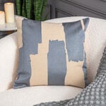 Blue Abstract Printed Cushion 50*50 cm image number 0