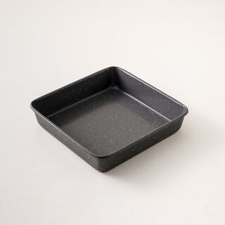 Alberto carbon steel square cake pan 5*24*24cm, grey