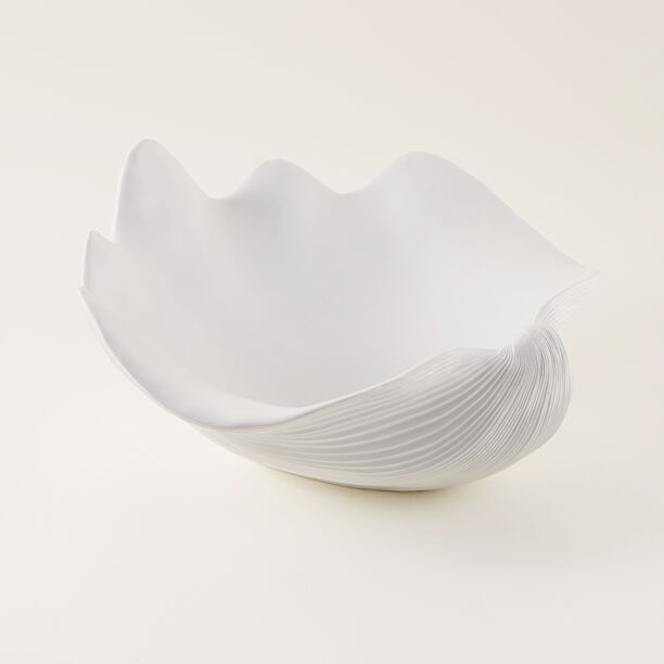 Homez resin decorative bowl, white 41.5*34.4*17.6cm image number 1