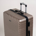 Travel vision durable ABS 4 pcs luggage set, champagne image number 4