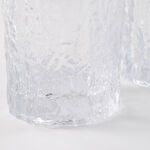 La Mesa 4 Pcs Embossed Tumbler Glass Set, Clear 8*8*8.6 Cm image number 4