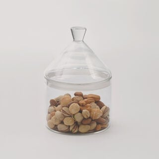 Dallaty Acrylic Sugar Bowl With Dome Lid, 10*10*15 Cm