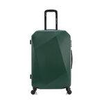 4 Piece Dark Green Abs Travel Bag Set Diamond image number 3