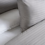 Ambra 3pcs cotton comforter set 220*240 cm, grey image number 2