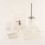 Homez Textured Resin Tissue Box, 22cm image number 4