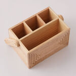 البرتو حامل أدوات المائدة خشبي 23.6*17.5*12.7 سم image number 1