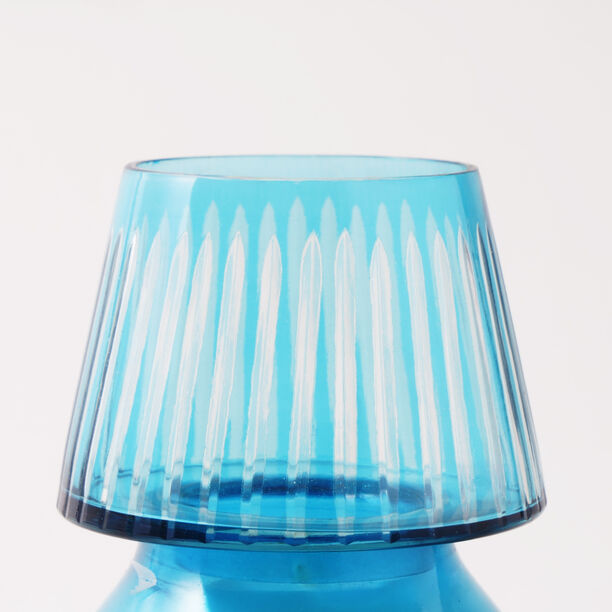 Homez sandalwood and fig glass scented candle with lid image number 3